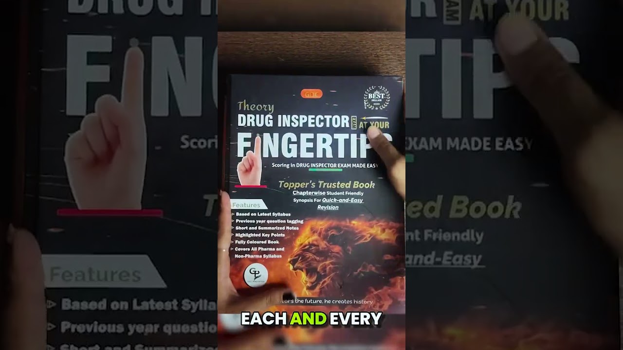 THEORY DRUG INSPECTOR EXAM AT YOUR FINGERTIPS BOOK || NEW LAUNCH