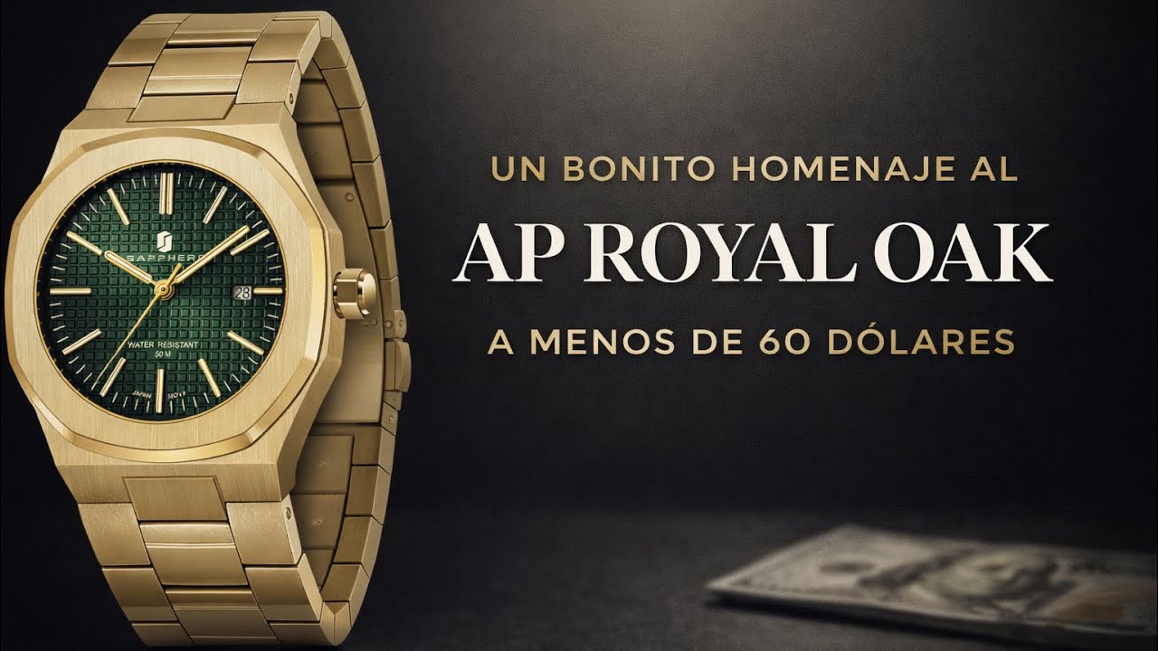 Sapphero EL ROYAL OAK que te puede comprar Review y unBoxing  