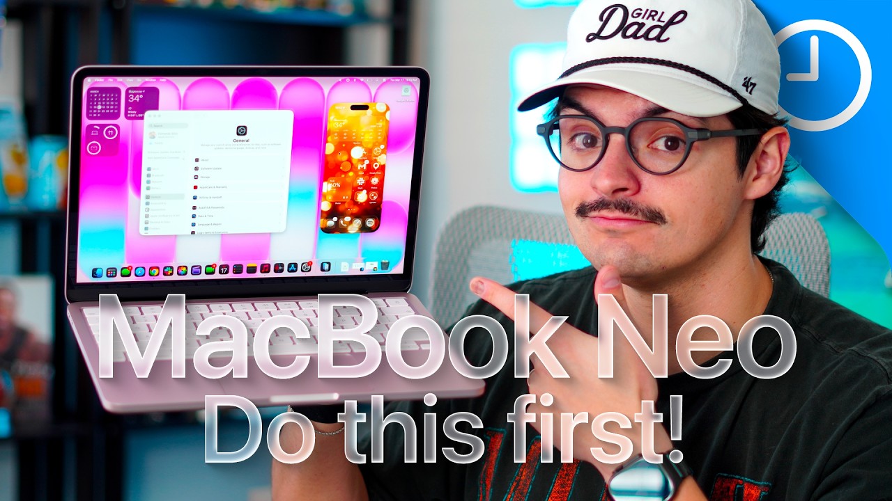 Только что купили MacBook Neo? Сделайте ЭТО в первую очередь.