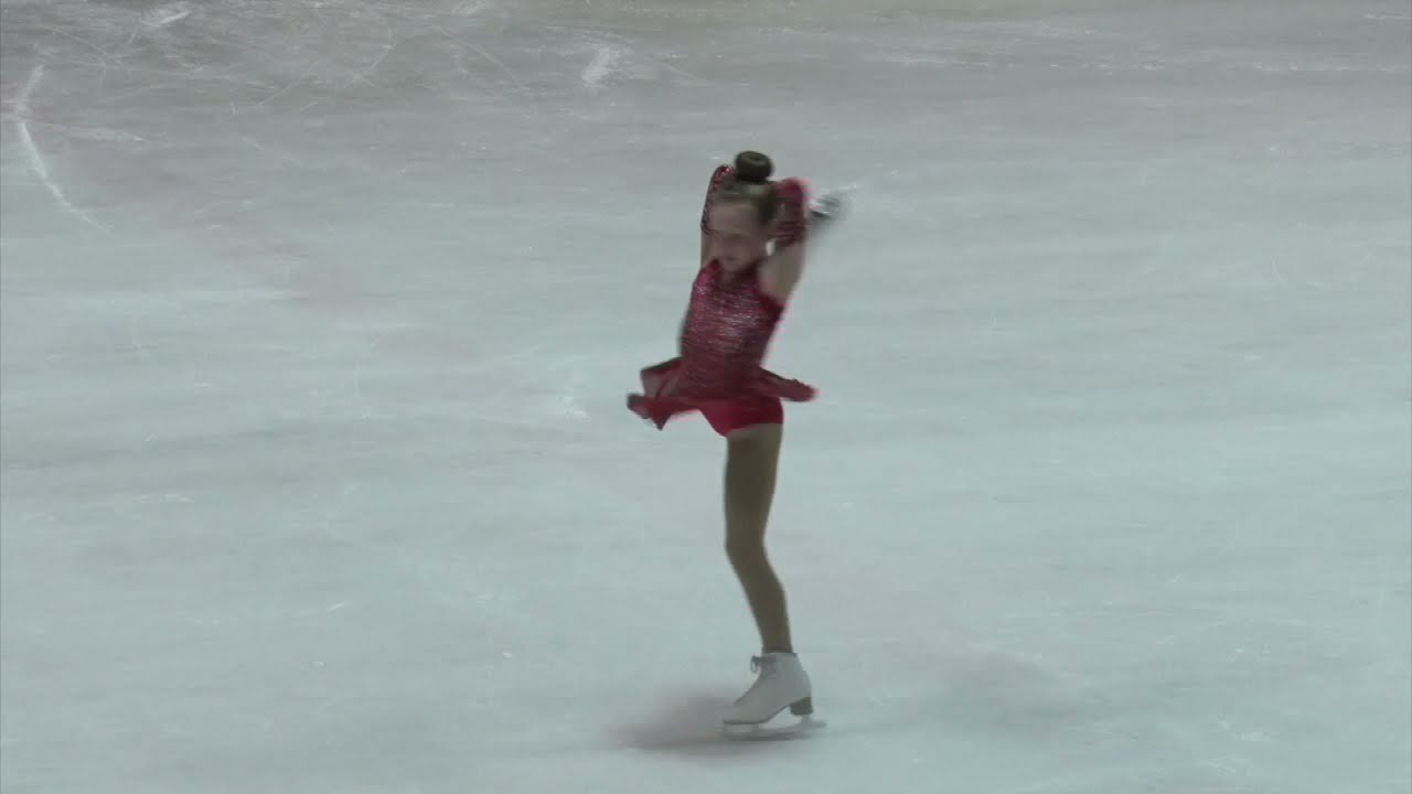Aubrie's 1st place Preliminary Well-balanced Freeskate at Hershey