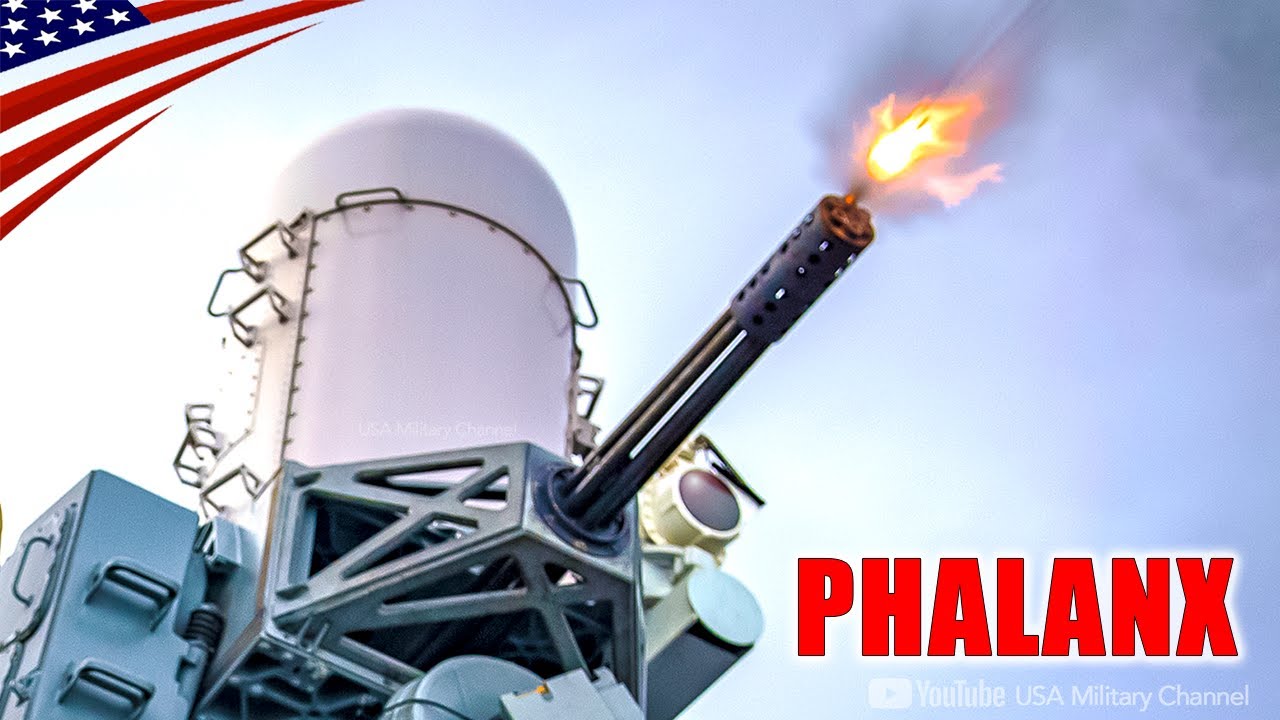 Phalanx 20mm Gatling Gun That Fires 75 Rounds Per Second - C-RAM & CIWS