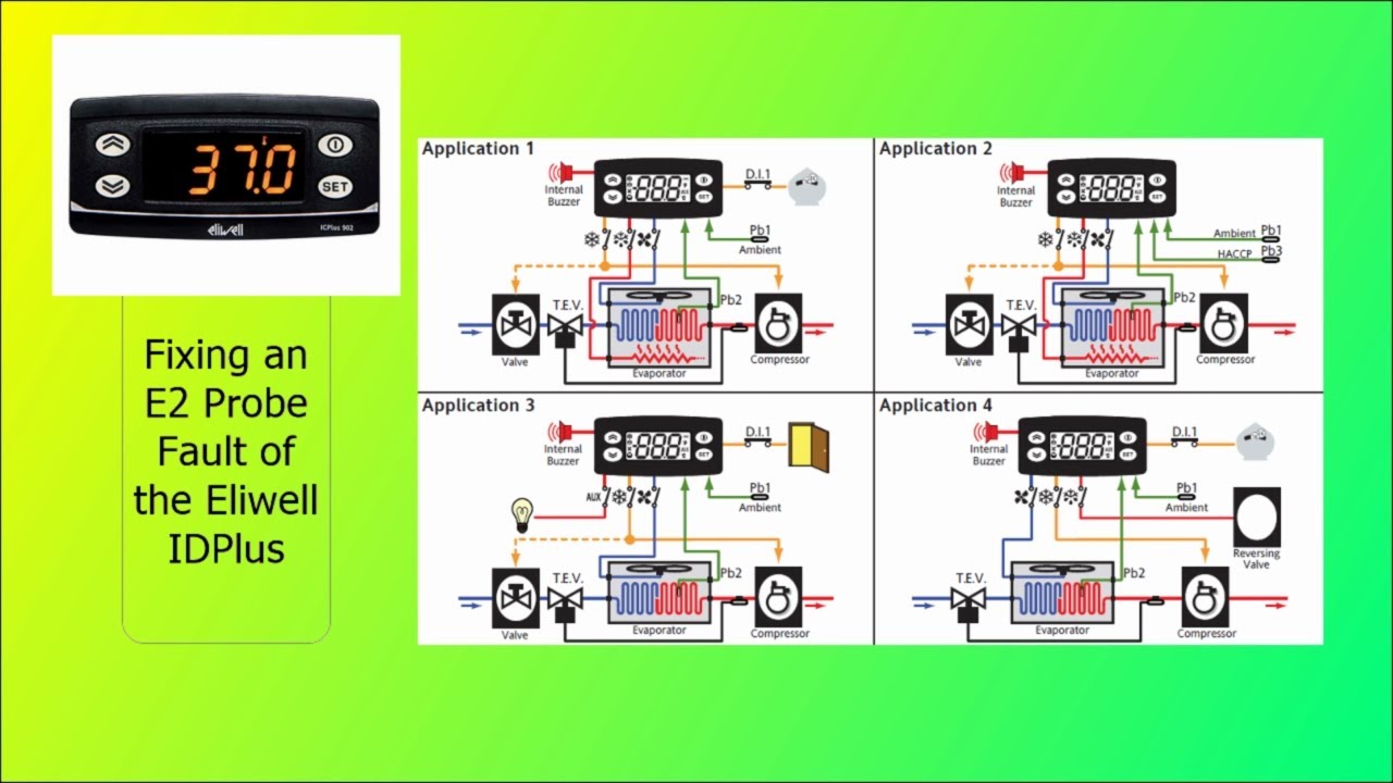 Fixing an E2 Probe Fault of the Eliwell IDPlus 961 digital controller