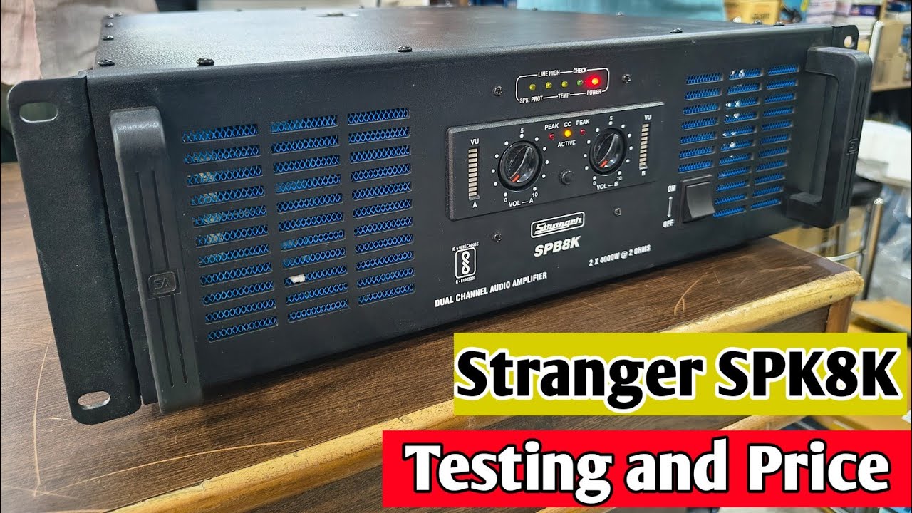 Stranger SPB8K full original amplifier testing and price| stranger 8000 watt amplifier full review 