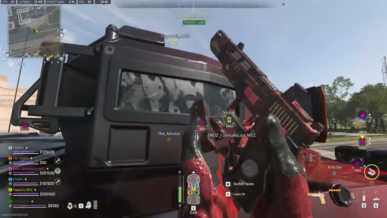 DMZ with a random 6 man squad hunting players