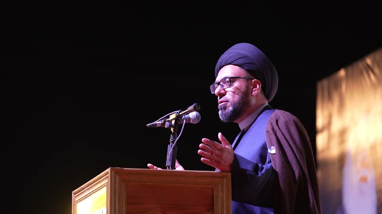 مهرجان القلم الثائر| كلمة ممثل سماحة السيد مقتدى الصدر في محافظة بابل السيد مهند الموسوي
