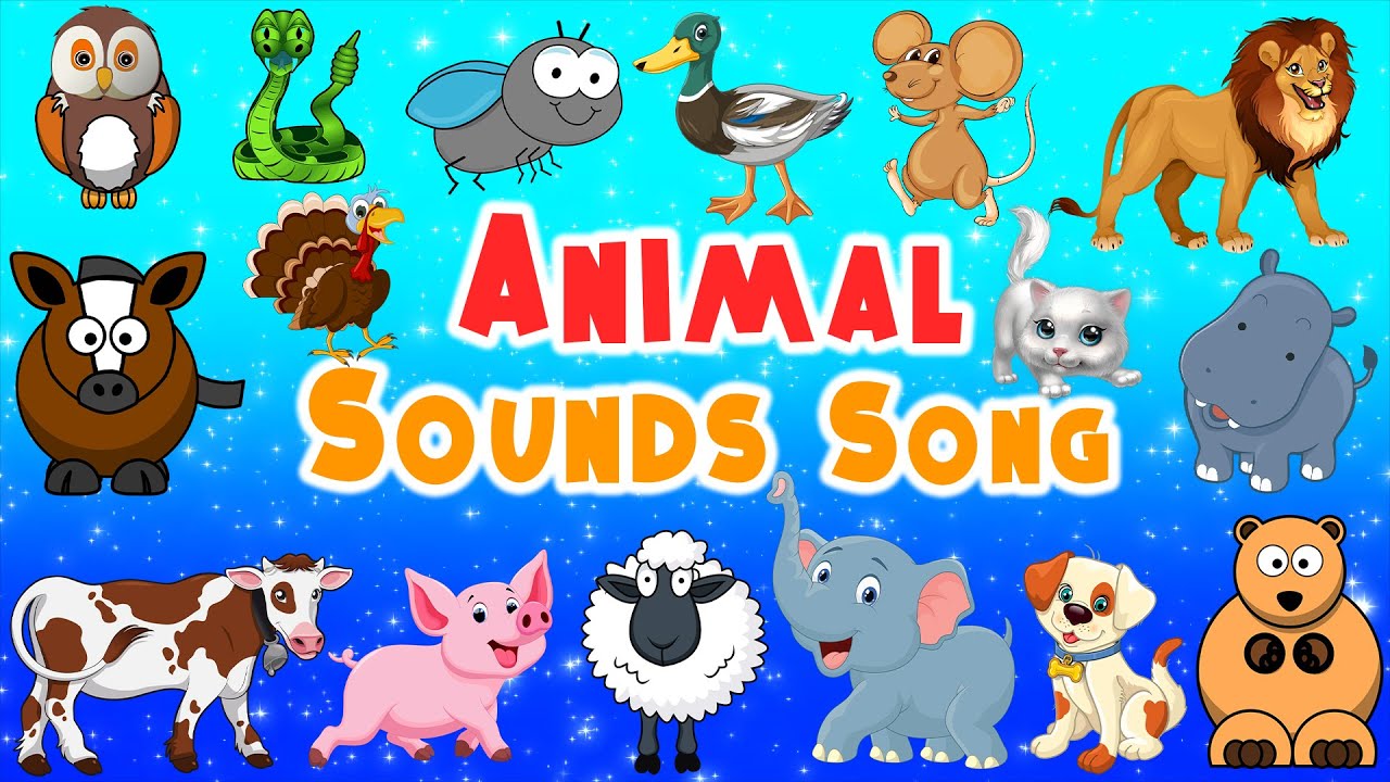 100 Animal Sounds Song | Animal Sounds for Babies | LittleKidsTV