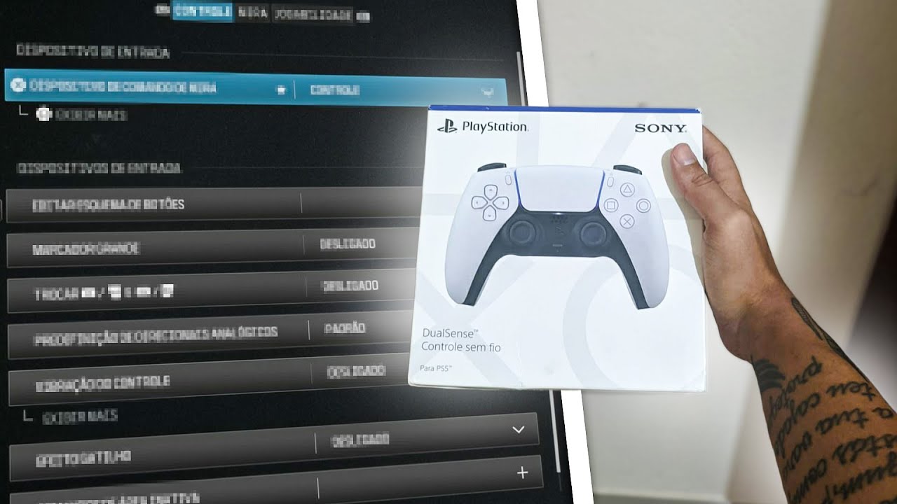 UNBOXING do meu NOVO Controle + (Control Shot ,Control Freak e Configs)