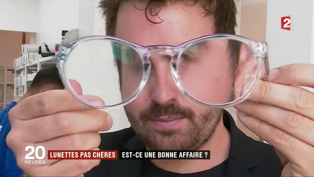 Lunettes low cost sur France 2