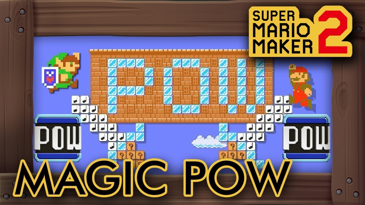 Super Mario Maker 2 - Use Magic POW Blocks to Beat This Level