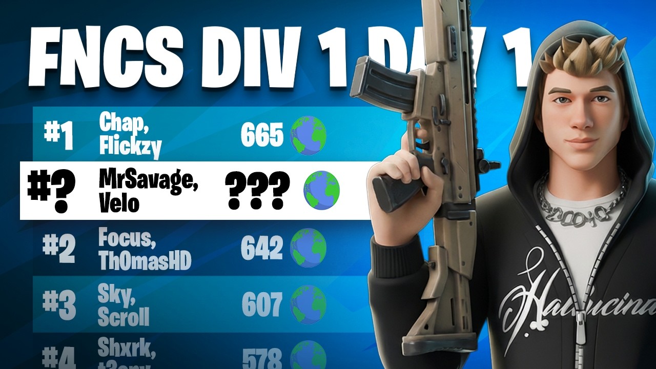 MRSAVAGE ПОБЕДИЛ В КУБКЕ FNCS DIV 1!