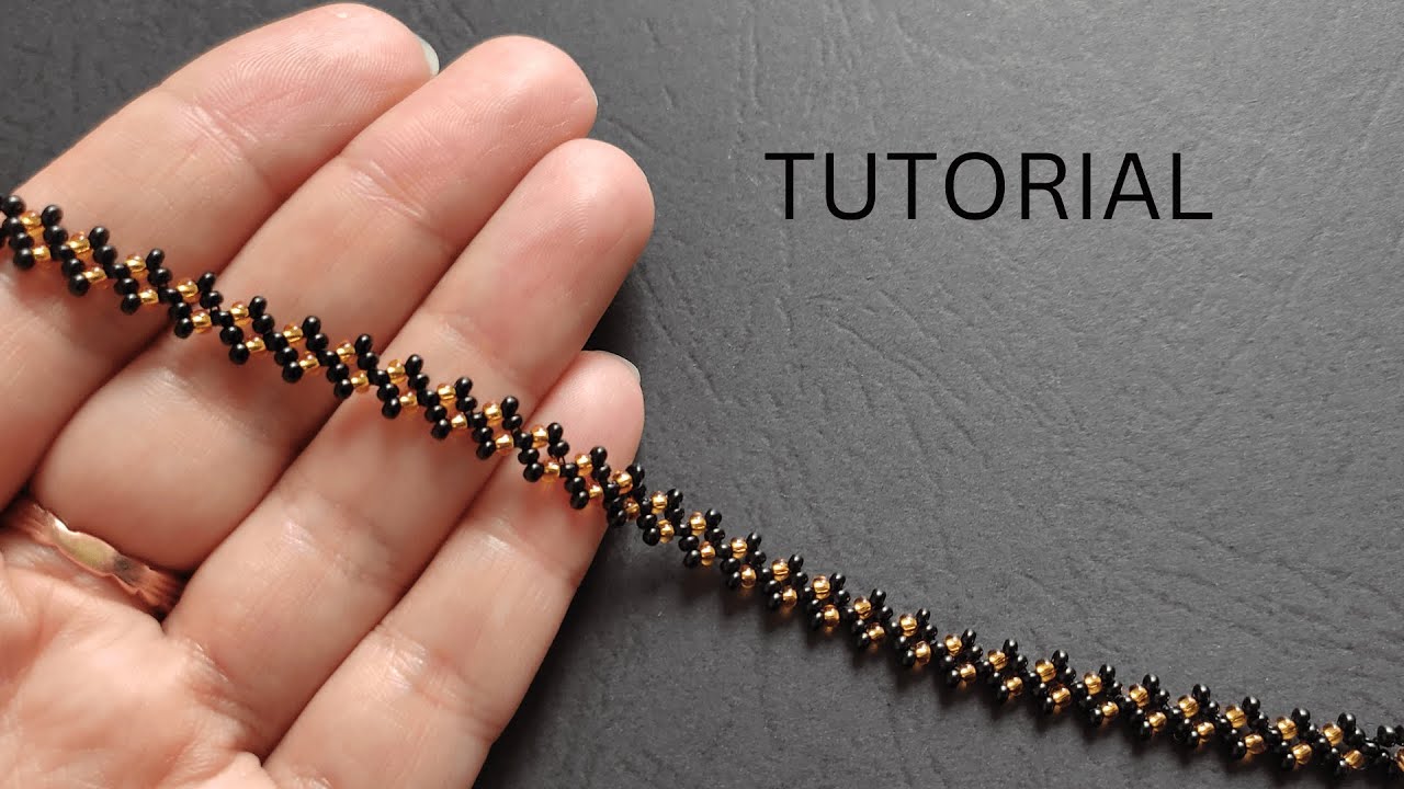 DIY Seed Bead Bracelet Tutorial, How to Make Beaded bracelet, Beaded Jewelry Making