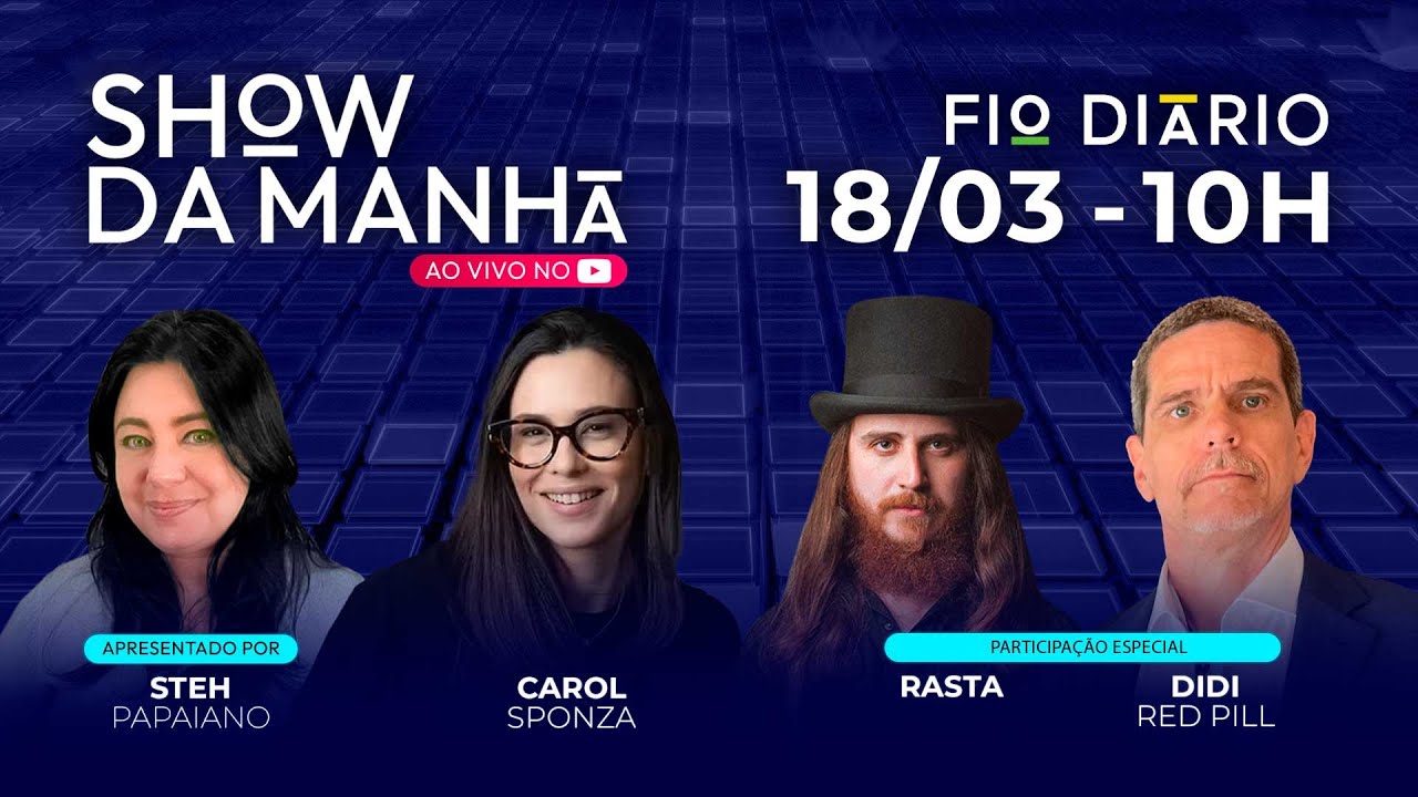 SHOW DA MANHÃ - QUEM FOI FILMADO POR DANIEL VORCARO? - 18/03/2026