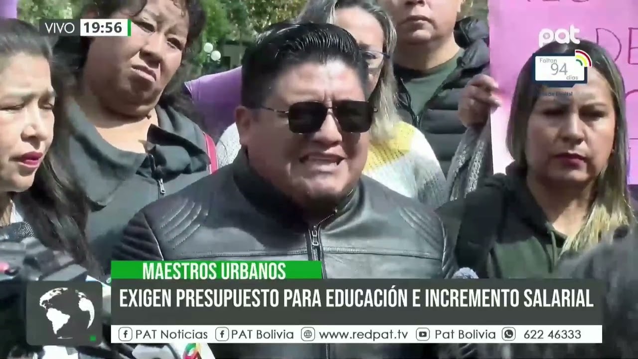 Maestros urbanos dan ultimátum por presupuesto y salarios