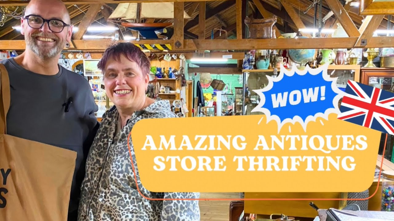 🇬🇧 AMAZING THRIFTING AT ANTIQUE MALL | Ely Cambridgeshire #goodwill #vintage #thrift #antiques