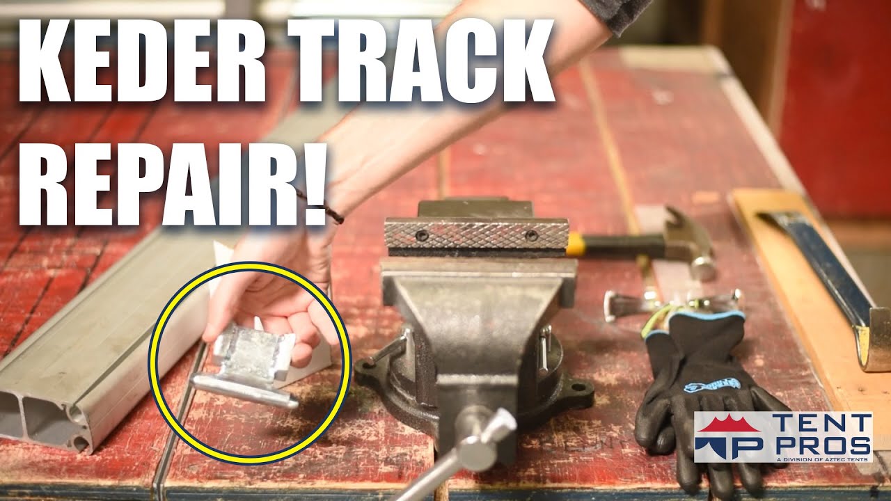 Repair Damaged Keder Tracks Fast with the Jumbotrac Keder Repair Tool | Available at Tentpros.com