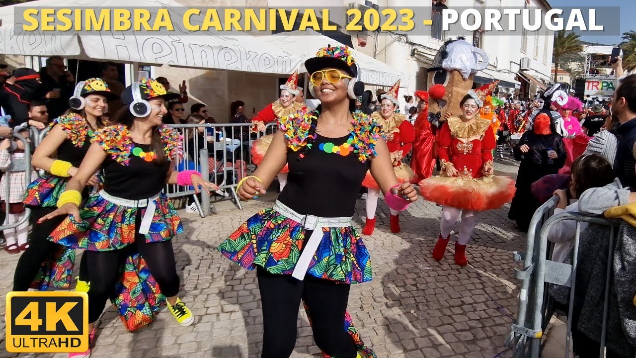 Tripa Cagueira 💃 - Carnaval Sesimbra 2023 - Portugal 4K