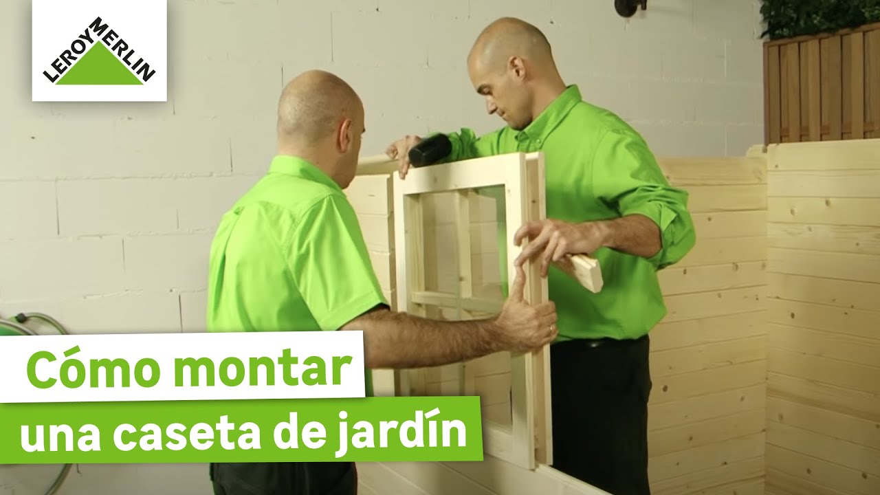 Cómo montar una caseta de jardín ¡Guía paso a paso! | LEROY MERLIN