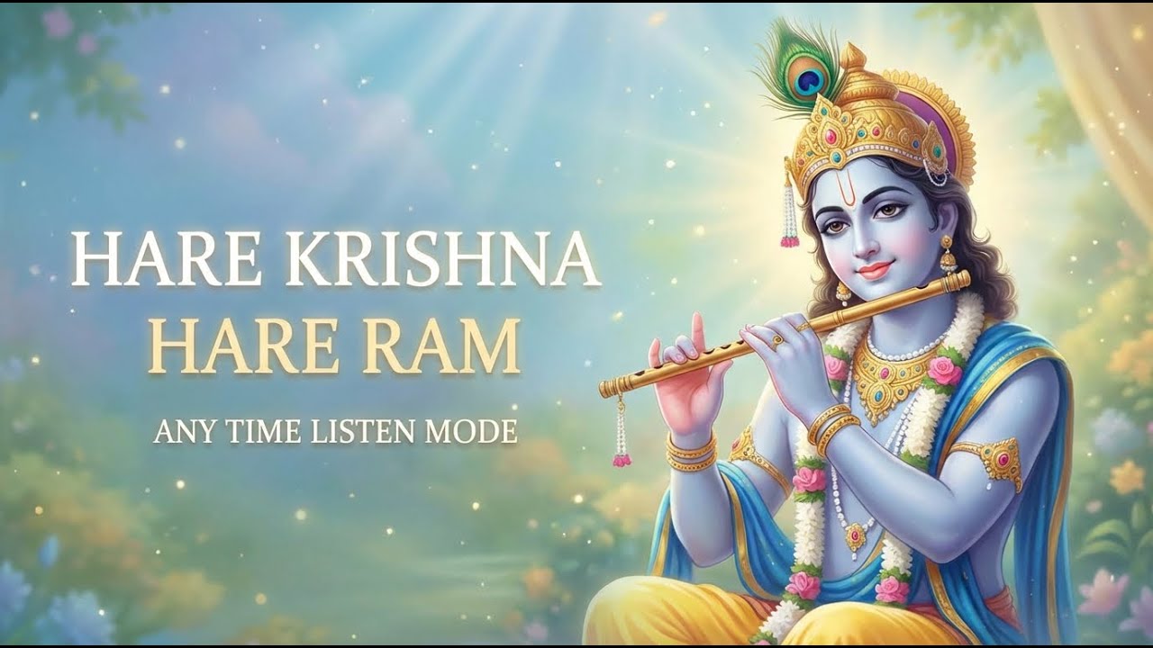 हरे कृष्ण, हरे राम | Hare Krishna Mahamantra | Divine Krishna Chanting | Bhakti Meditation
