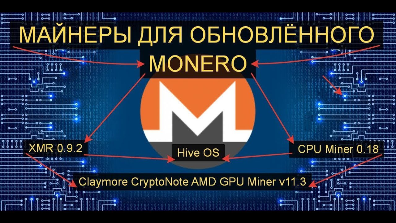 Майнеры для обновлённого Monero на алгоритме CryptoNight v7.