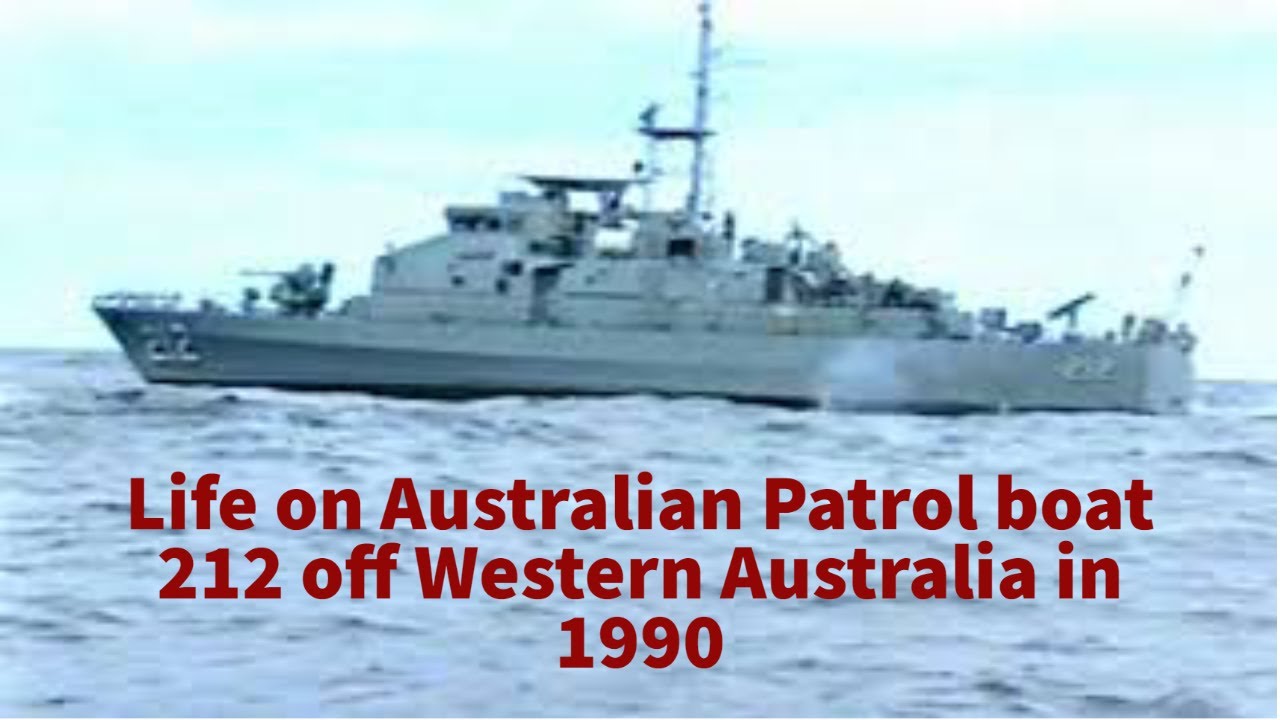 HMAS Gawler At Sea 1990