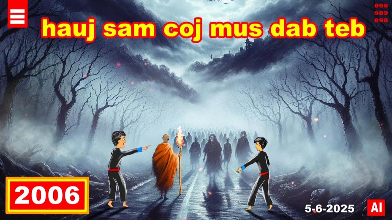 dab hais hmoob - 2006 - 5-6-2025 hauj sam coj mus dab teb, พระพาไปนรก, The monk takes you to hell.