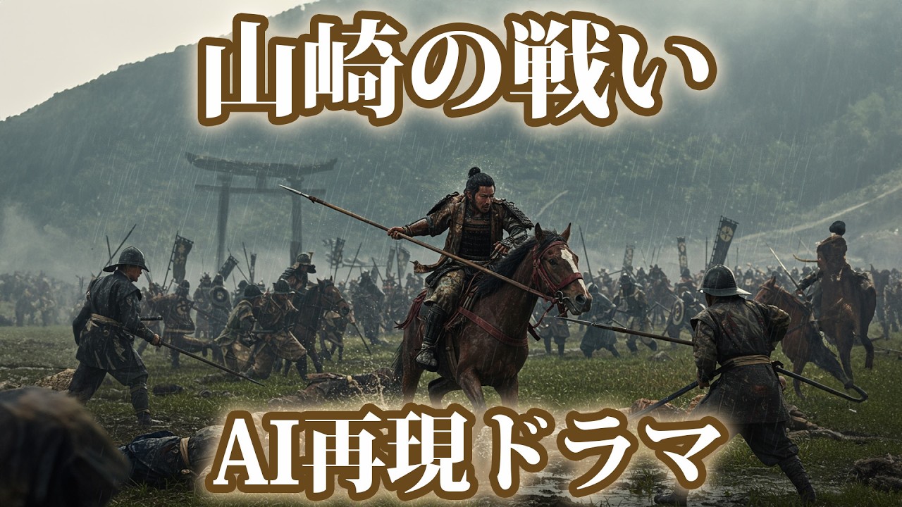 『山崎の戦い』~明智光秀の惨敗をAI再現~