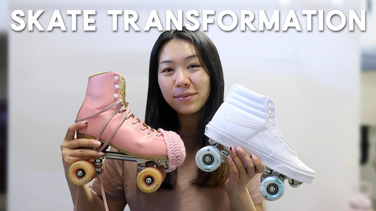 I Made My Own Vans Custom Roller Skates (idk what i’m doing lol)