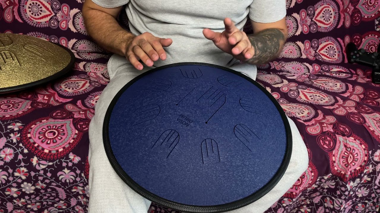 Steel tongue drum | New Big Novadrum 48 | C Golden Gate scale 440Hz