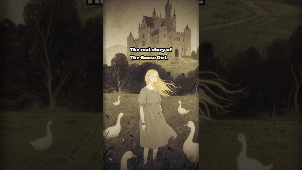 The Real Story of The Goose Girl🥀 #fairytales