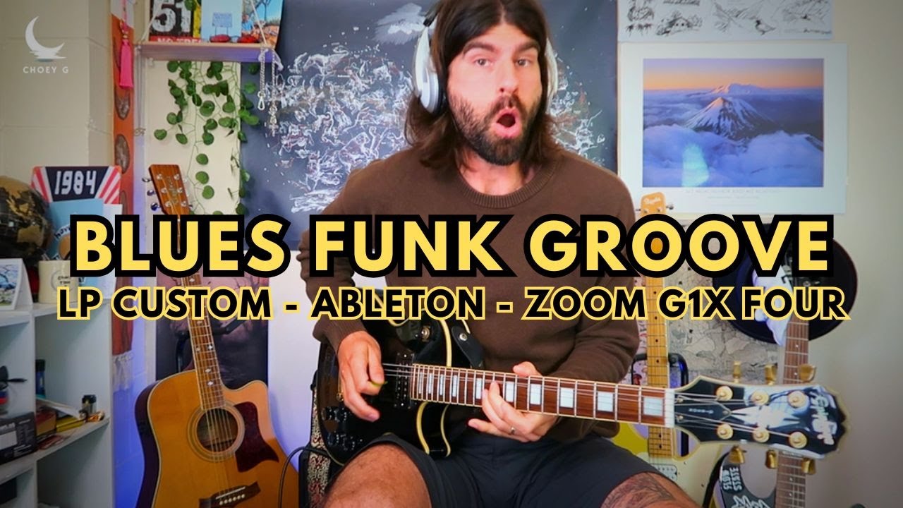 Groovy Funk Blues - ZOOM G1X Four 'Pedal Wah' - Epiphone Les Paul Custom