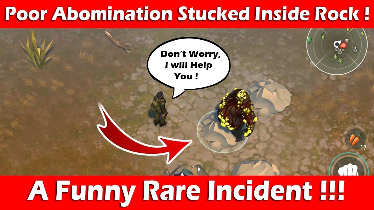 Poor Abomination Spawned INSIDE Rock (RARE)! Last Day On Earth Funny Moments!