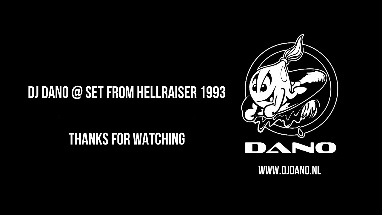 DJ Dano live at Hellraiser in 1993
