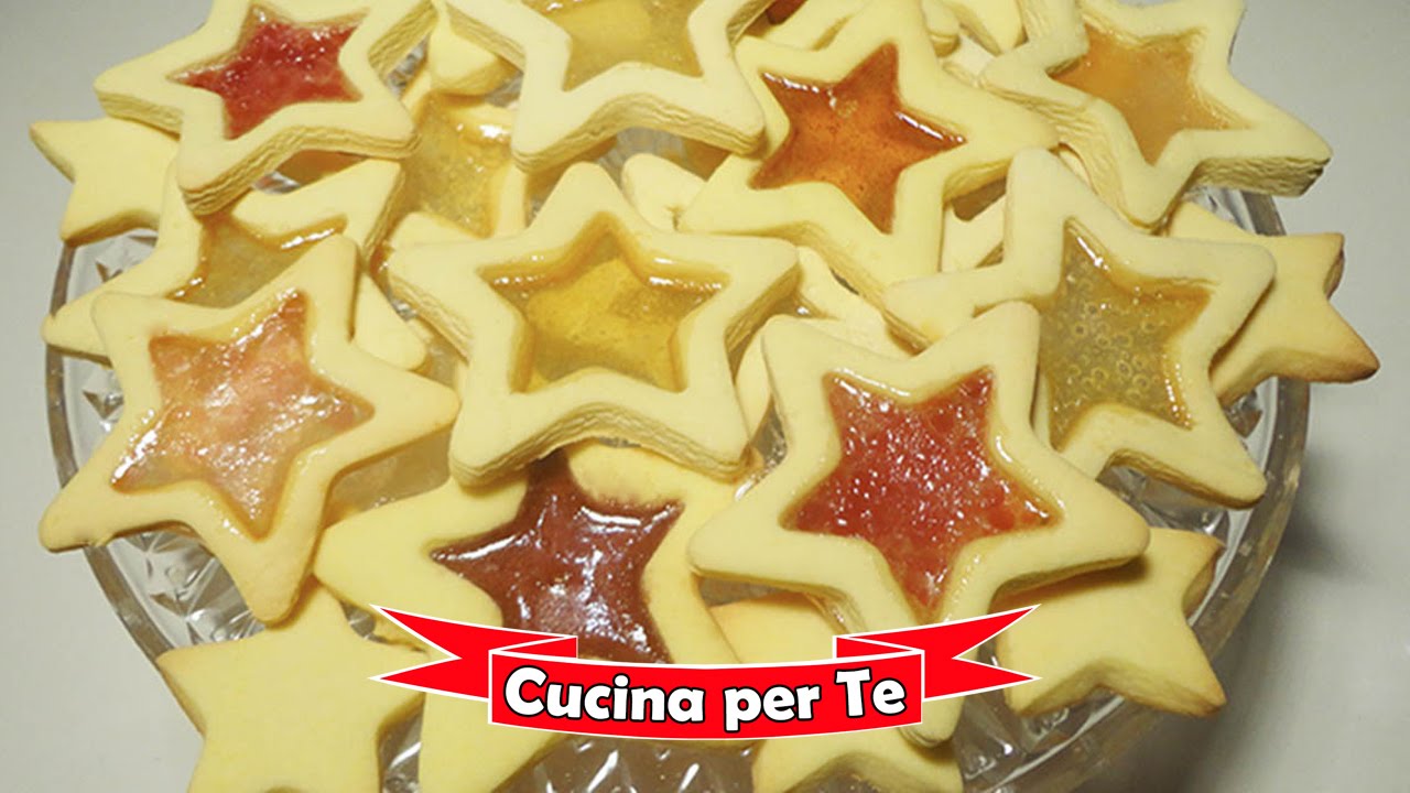 Biscotti Effetto Vetro - la Ricetta di Natale