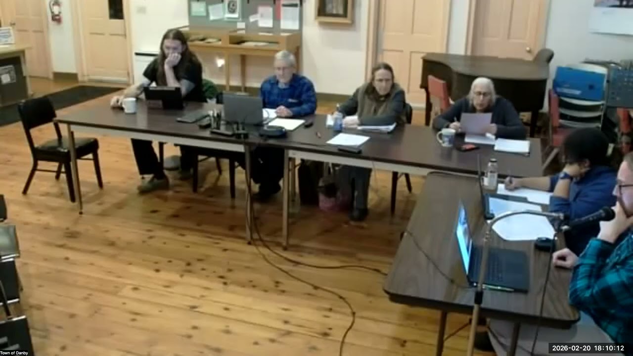 Danby Town Board 20260220