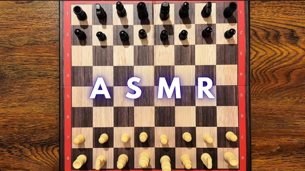 ASMR abriendo y acomodando un AJEDREZ♟️