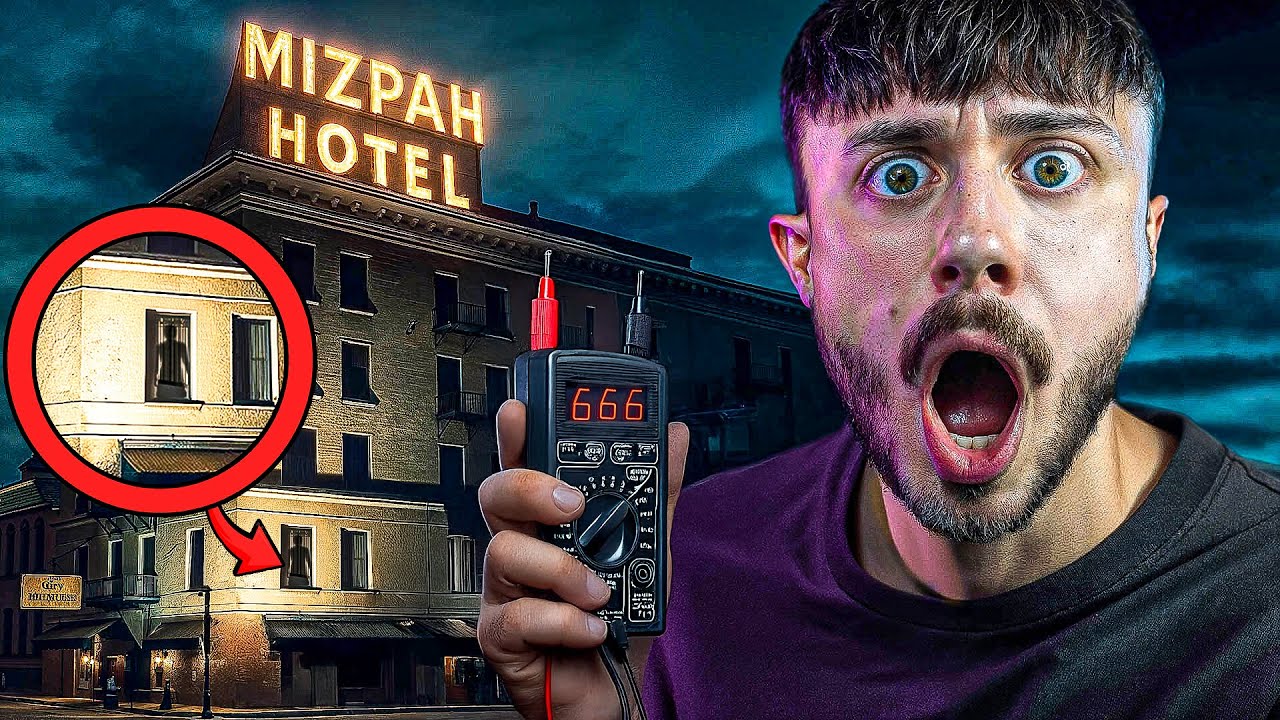 Ich verbringe 24h im gruseligsten Geisterhotel Amerikas! Geisterjagd in Raum 502!