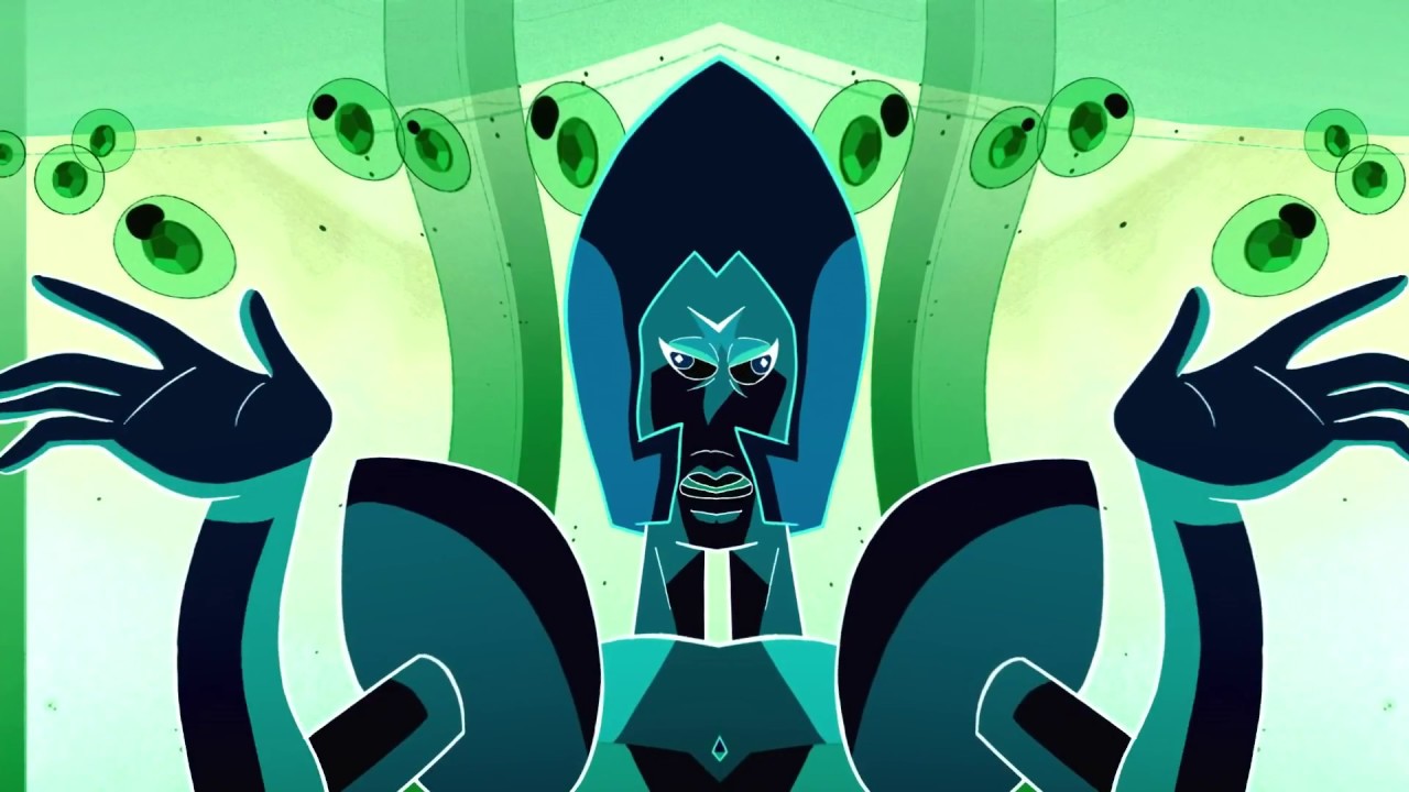 Yellow Diamond serenades Blue Diamond while on an acid trip.