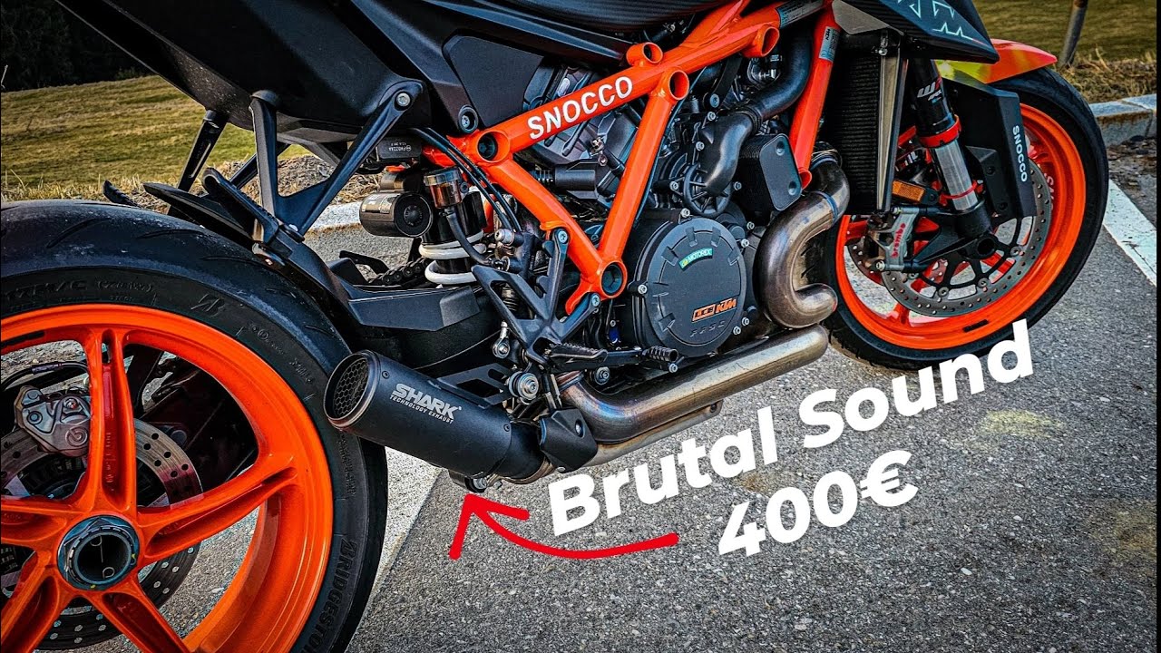 Der beste Sportauspuff für die KTM 1290 Superduke SHARK RCT