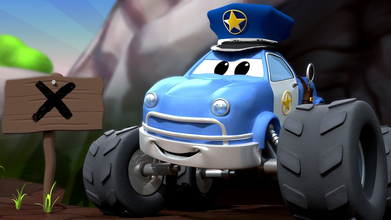 Monster Město -  Monster Detektiv Marek a lákavá vůně dobrůtek! | Monster truck animáky