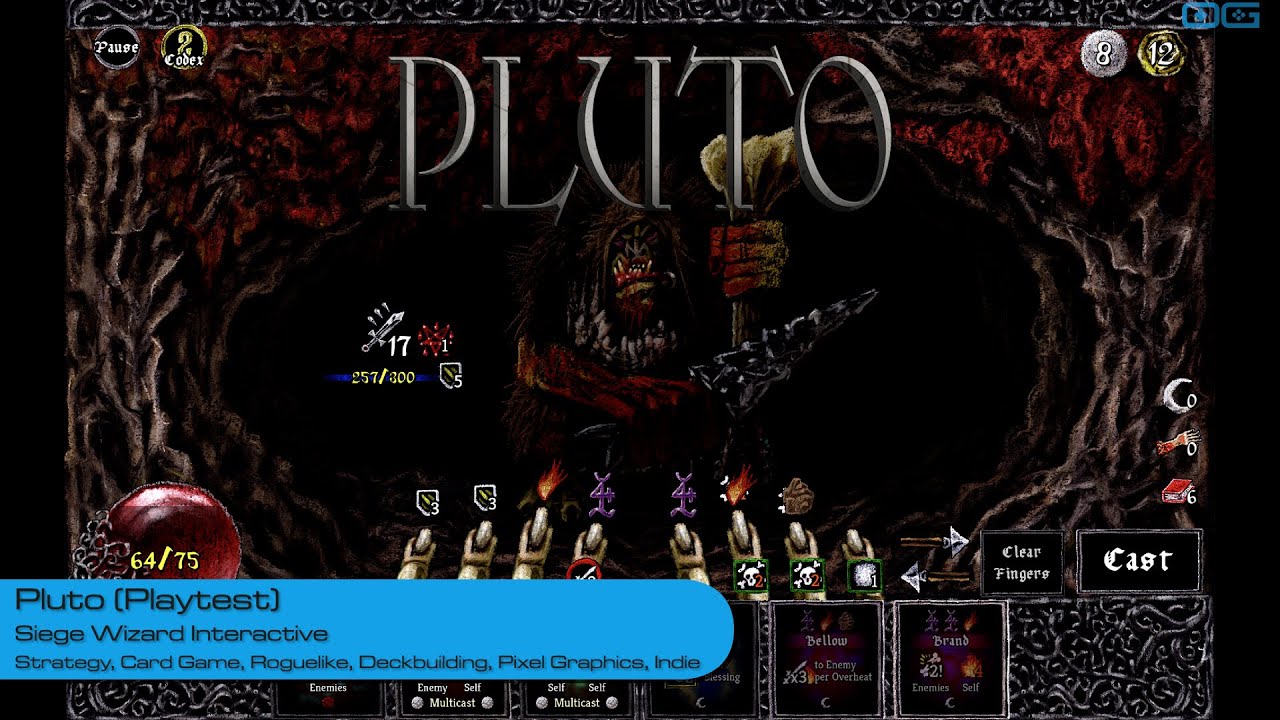Pluto: Spellcrafting Secrets – Mastering Elemental Combos in the Roguelike Realm (Playtest Gameplay)