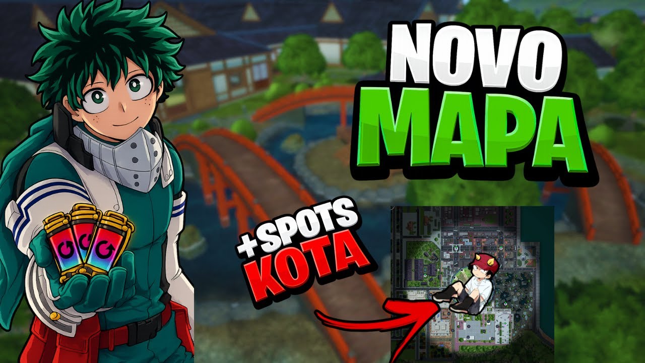VEJA TUDO DETALHADO SOBRE O NOVO MAPA NEO ACADEMIA! (melhores spawns de loot + spots do kota)