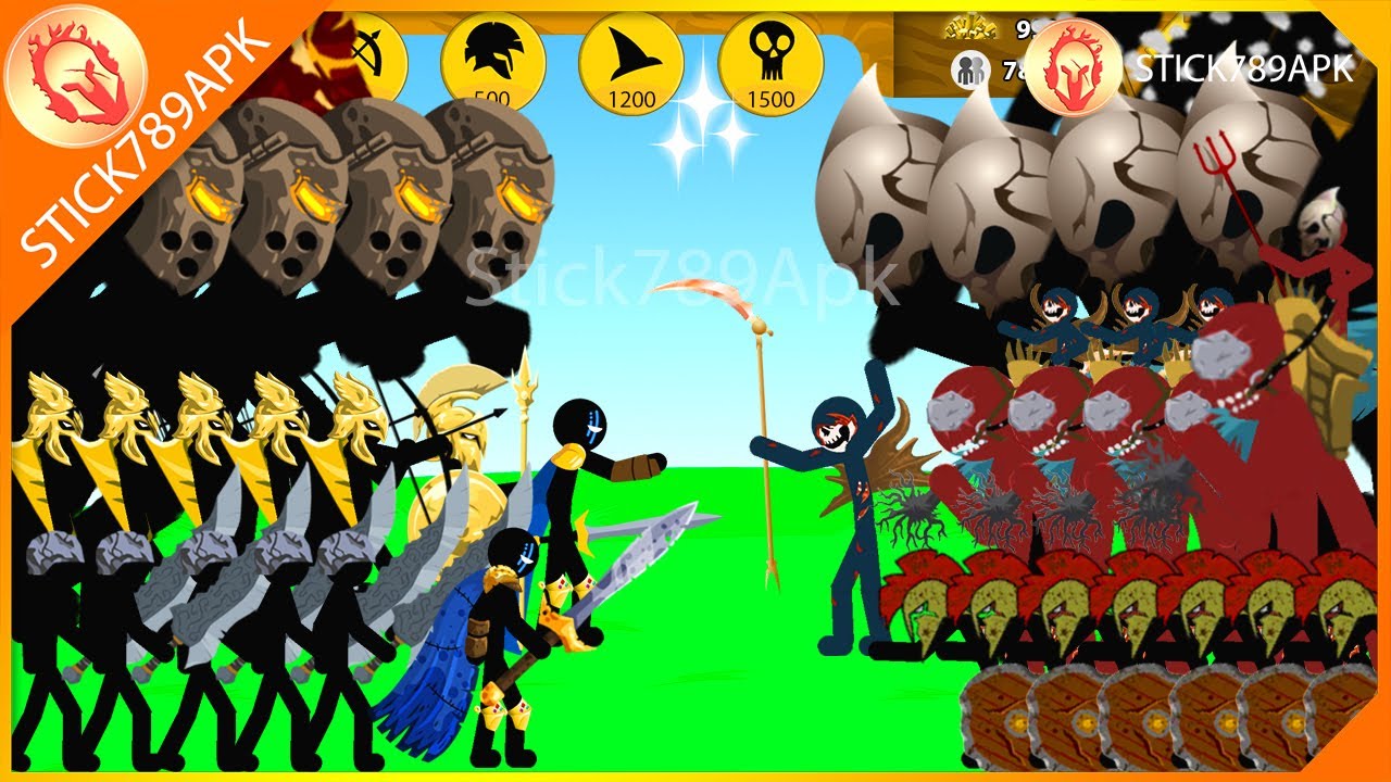 STICKMAN WARTORN XIPHOS, GOLDEN KYTCHU VS FINAL BOSS KAI GIANT | Stick War Legacy Mod | Stick789Apk