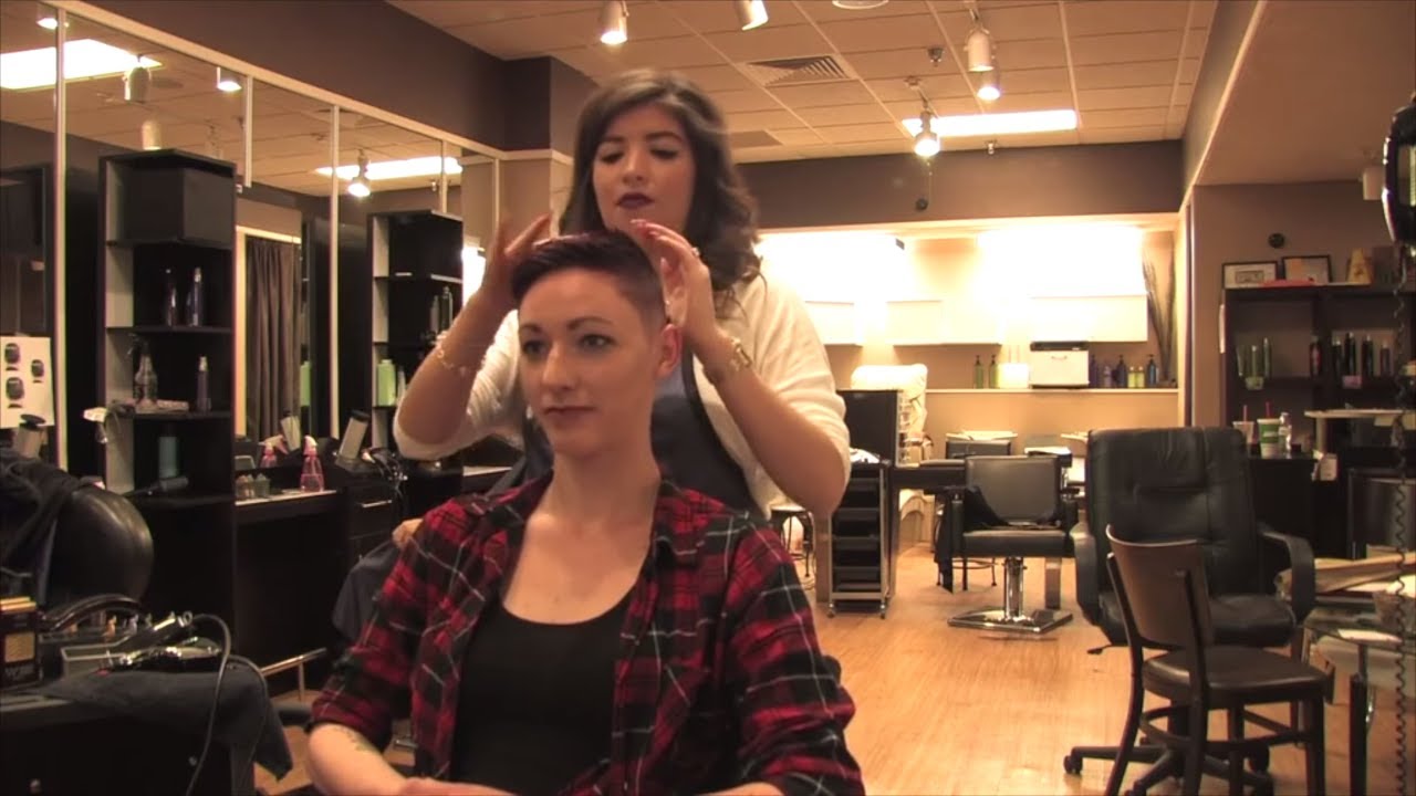 Samantha AZ - Pt 1: Long to Short Pixie Due to Being Sick of Her Long Hair (Free Video)