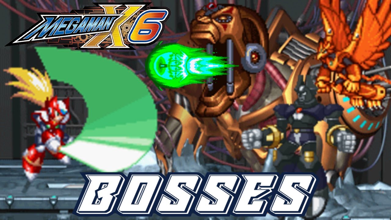 Mega Man X6 - All Bosses (Zero | No Damage | Xtreme)