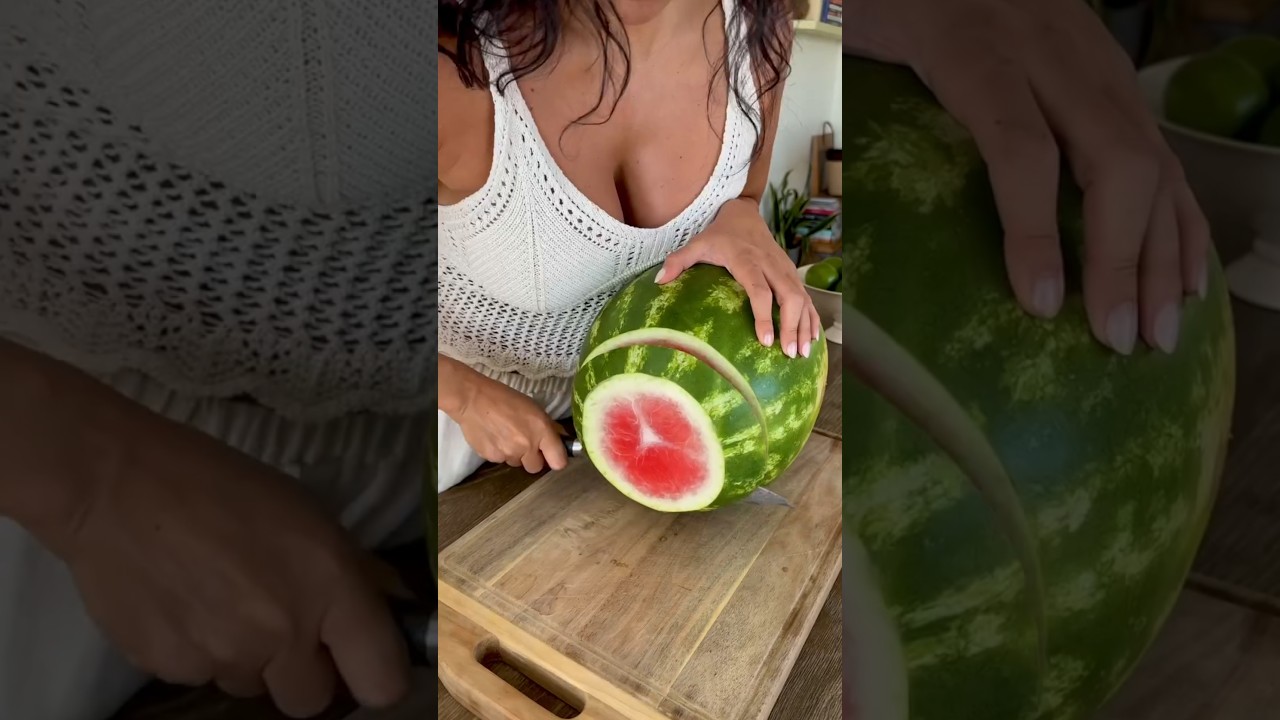 Simple and refreshing Watermelon & whipped Feta ✨