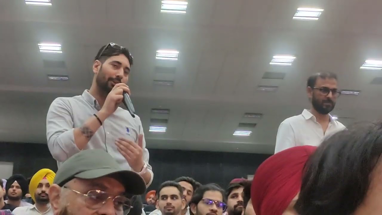 Question- Answer Session during Rubru with Javed Akhtar in Punjabi University Patiala on 20 Sep 2023
