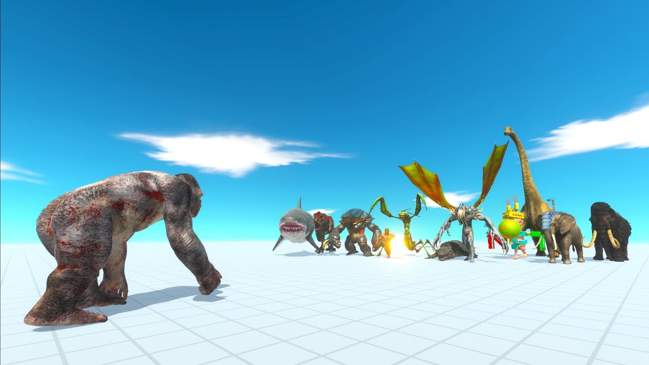 Goro the giant vs every Boss Factions animal revolt battle simulator