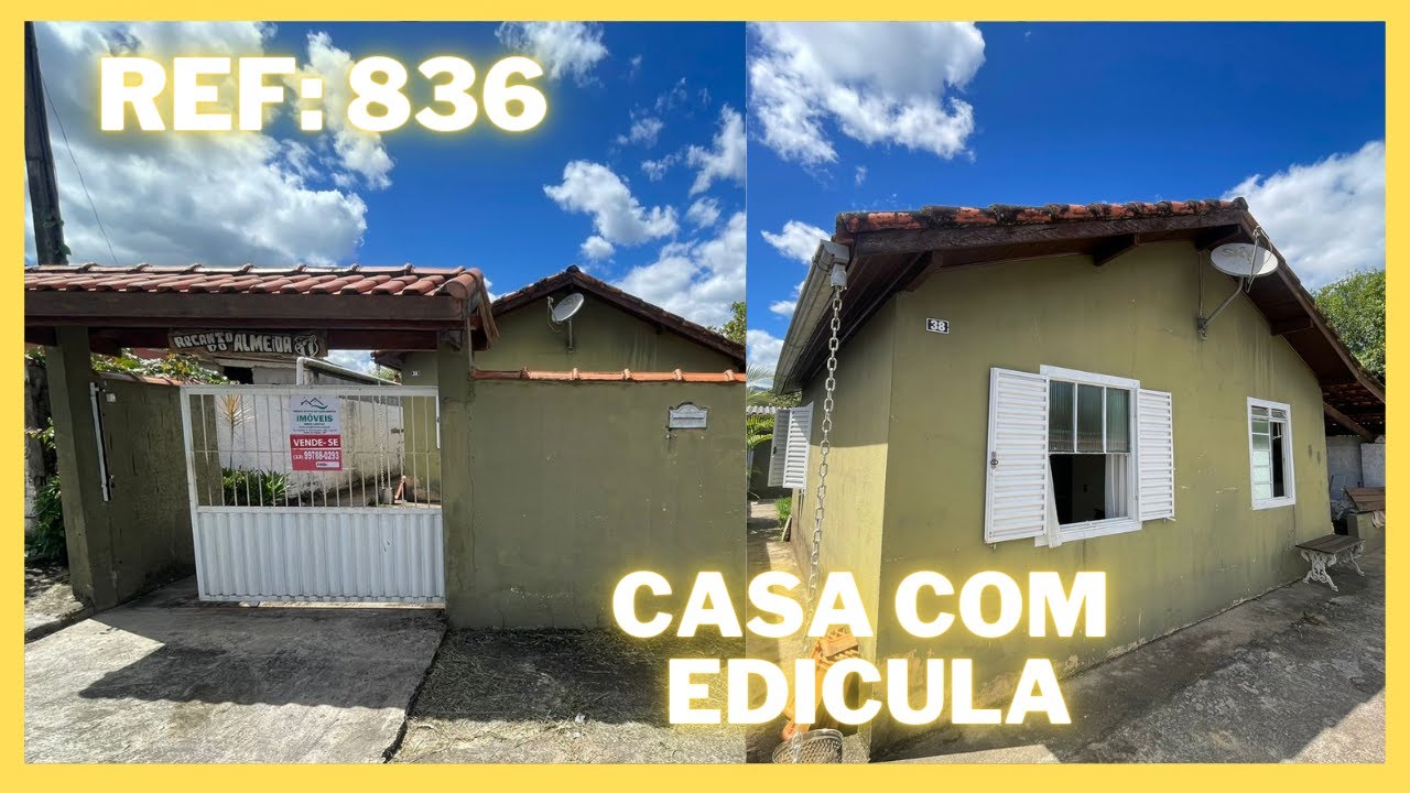 ❌INDISPONIVEL-DOCUMENTAÇÕES IRREGULAR ❌CASA COM EDICULA NO CENTRO DA CIDADE DE PEDRO DE TOLEDO - SP.