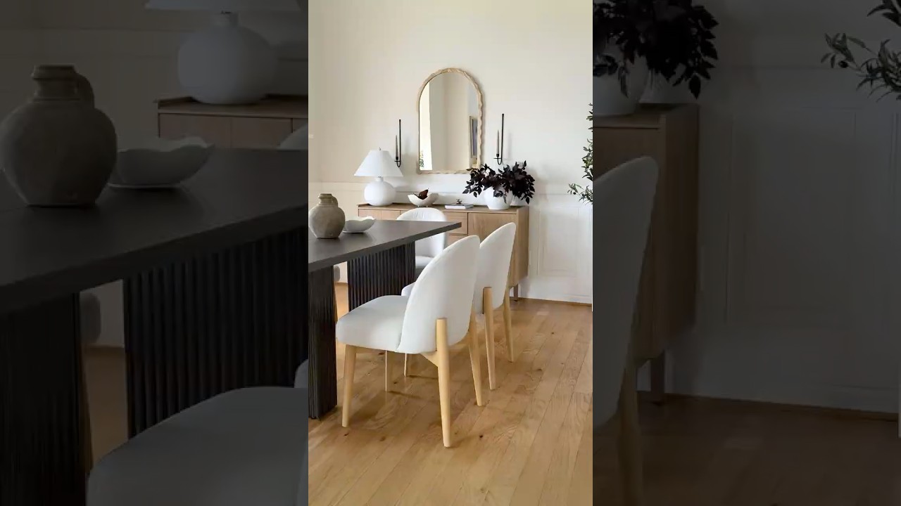 A warm neutral dining moment—simple, soft, and quietly elevated. 🕯️