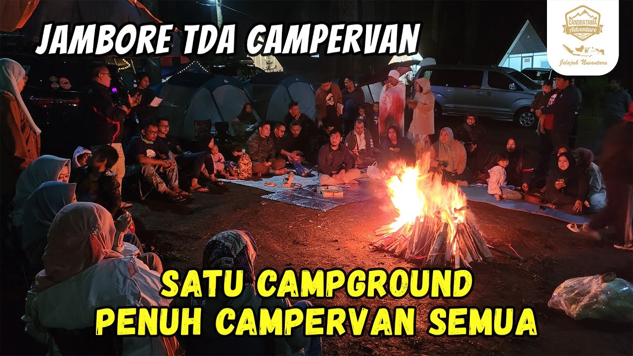 Bercampervan Diselimuti Kabut. Bikin Menggigil! Jambore Komunitas TDA Campervan di Cozyland Cikole
